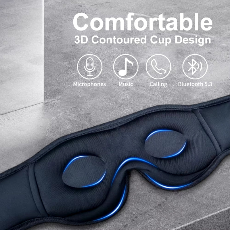 AYZA™ Bluetooth Sleeping Headphones Eye Mask