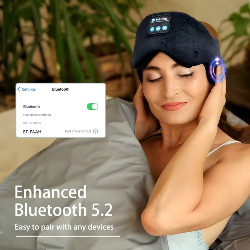 AYZA™ Bluetooth Sleeping Headphones Eye Mask
