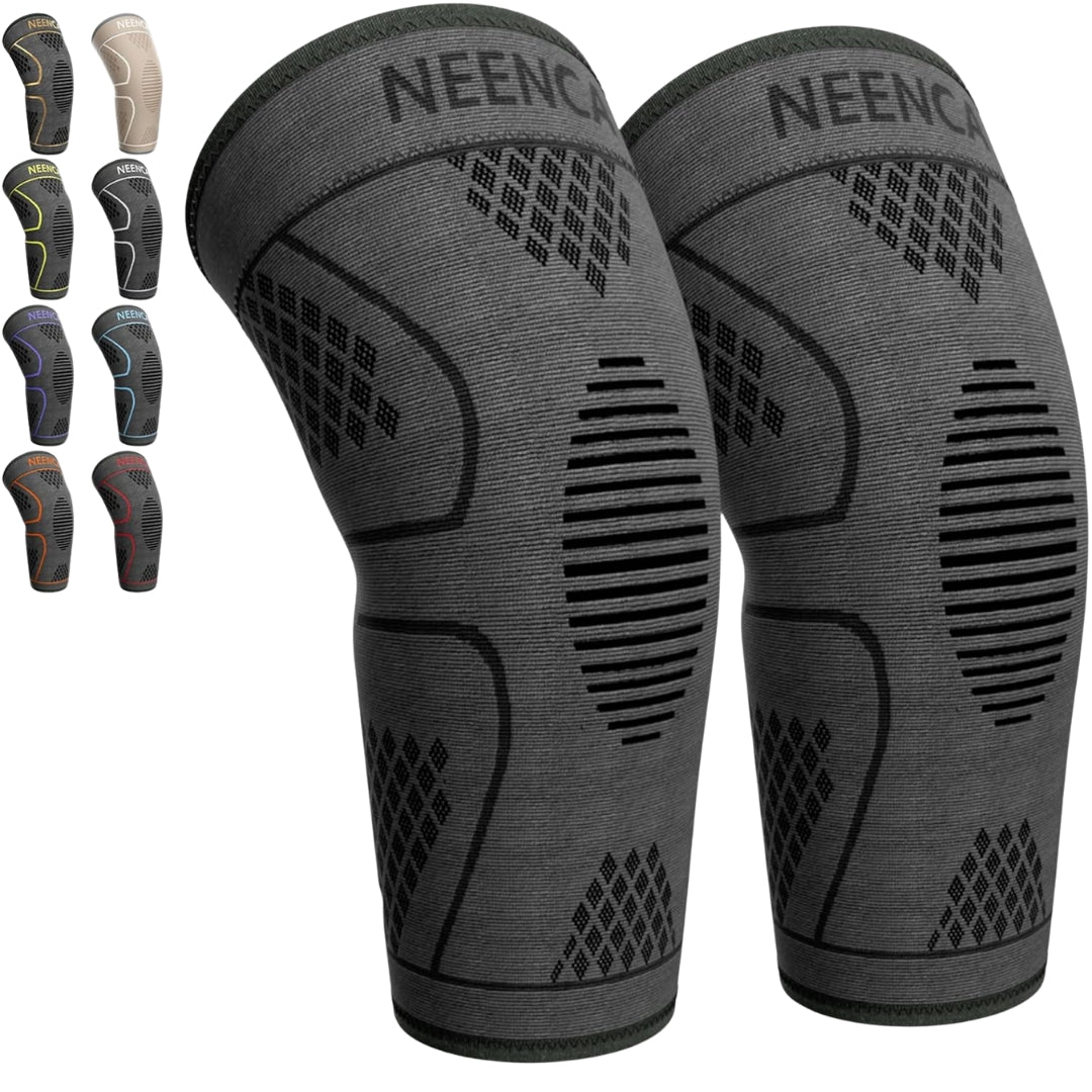 AYZA™ 2 Pack Knee Compression Sleeve, Knee Braces