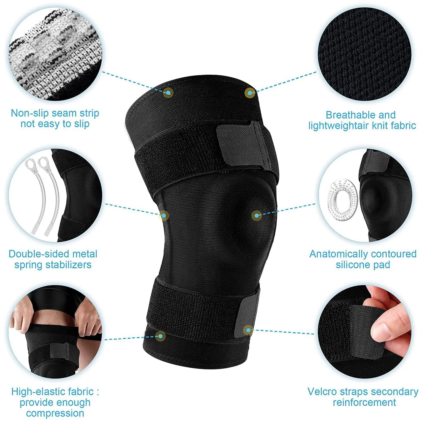 AYZA™ Sports Knee Brace Provides Unmatched Support.