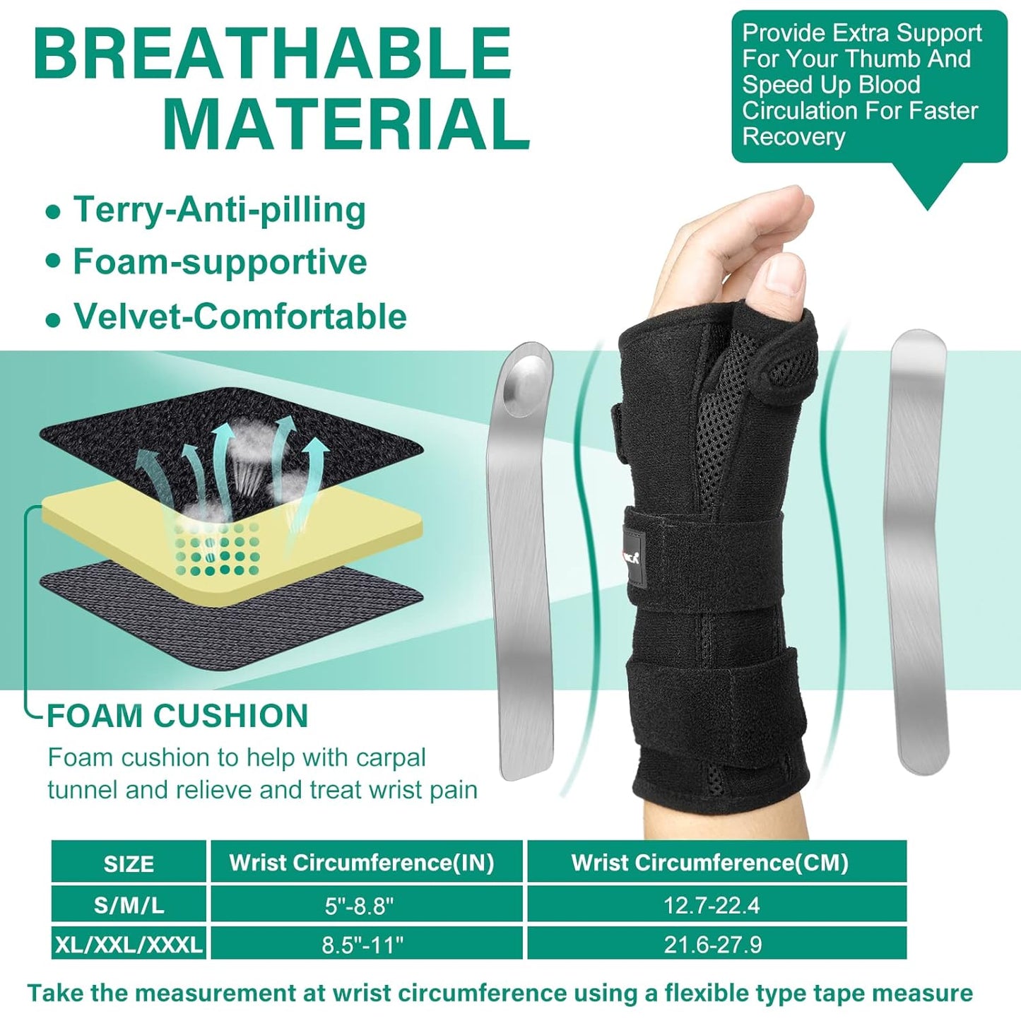 AYZA™ Wrist Support Brace.