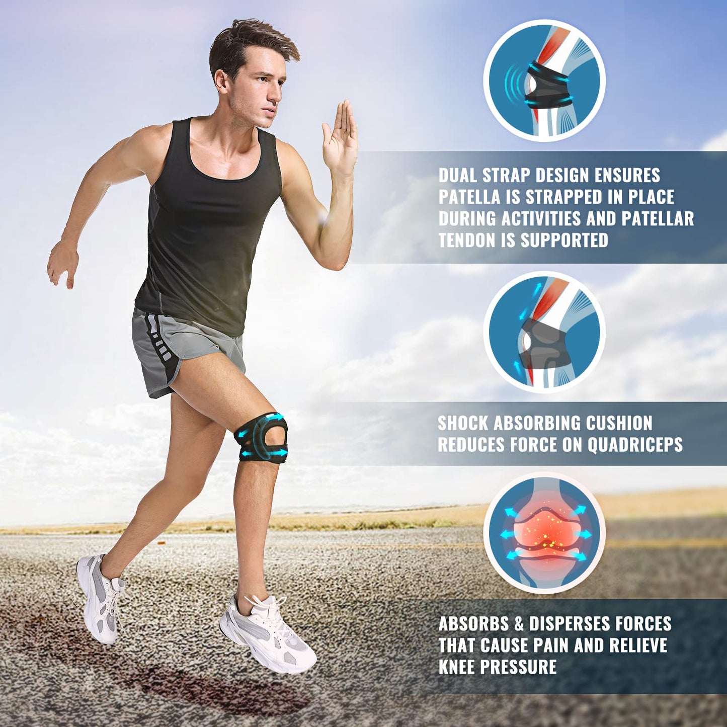 AYZA™ Patella Knee Brace